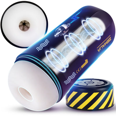 Vibration masturbator- without lube - 5 Vibration Modes & Suction Tech