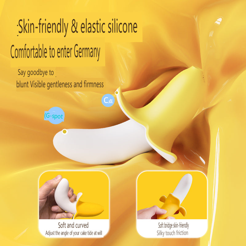 Discreet Banana Vibrator - G - Spot & Clitoris Stimulation