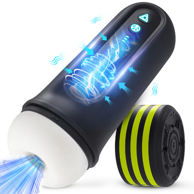 Suction+Vibration 3-in-1 Smart Masturbator Cup