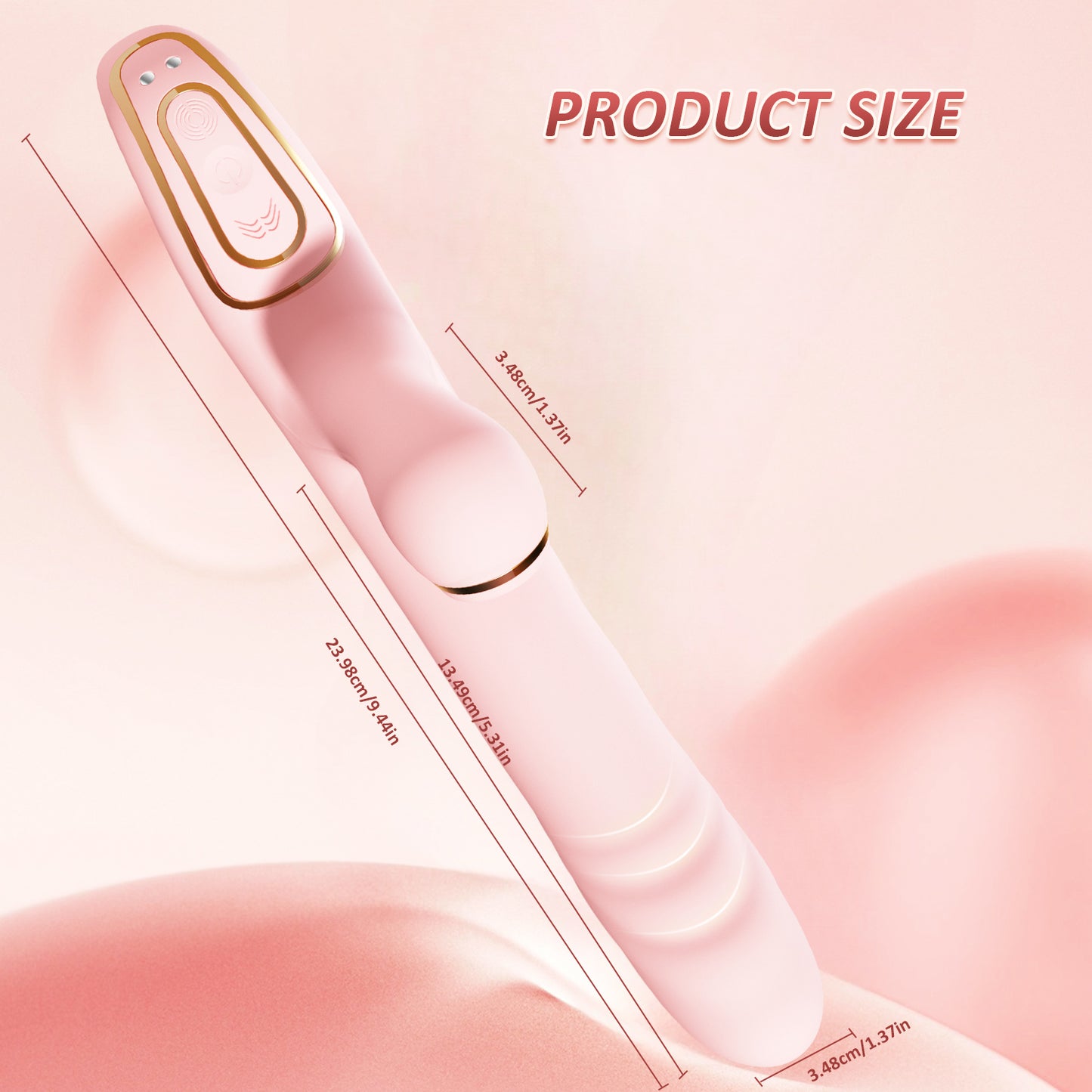 Multi-Motion Sucking & Thruster Vibrator - Heating & Peristaltic Pleasure