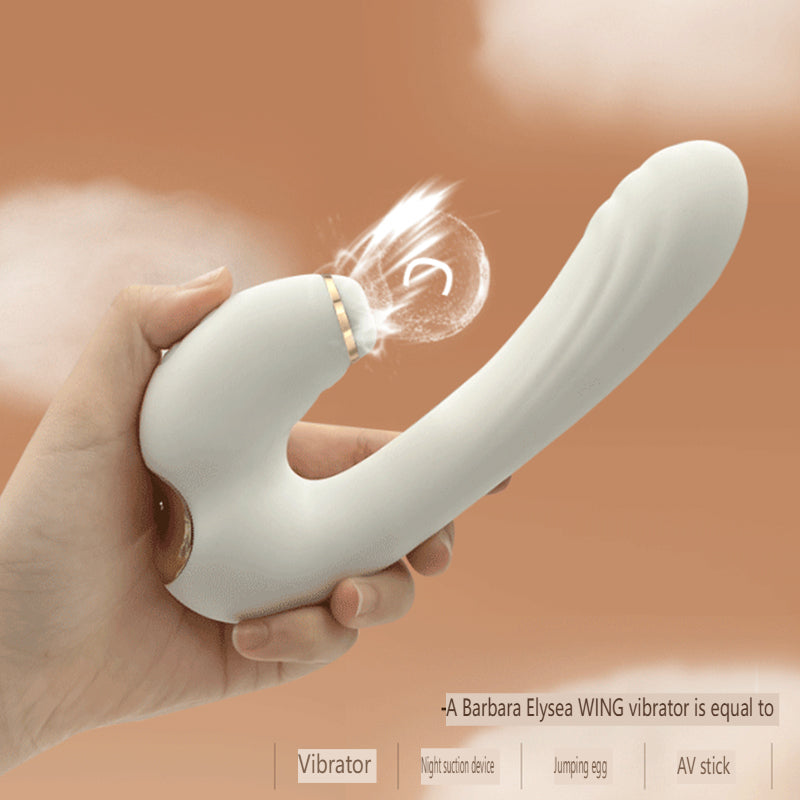 BARBRA Wing Clitoral Stimulator - 3 Suction &  7 Vibration Modes