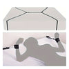 Bed Bondage Restraint Kit - 4-Piece Under-Mattress Strap System
