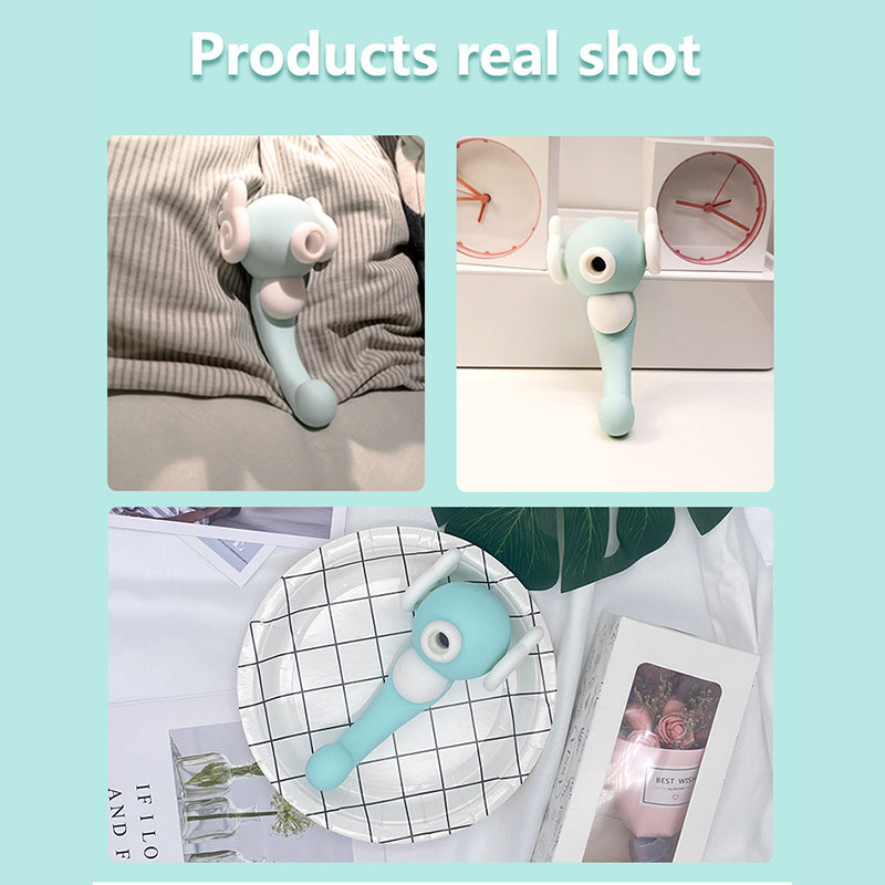 Cute Seahorse Sucking Vibrator by YY HORSE  |  Licking, Double Stimulation & Quiet Operation