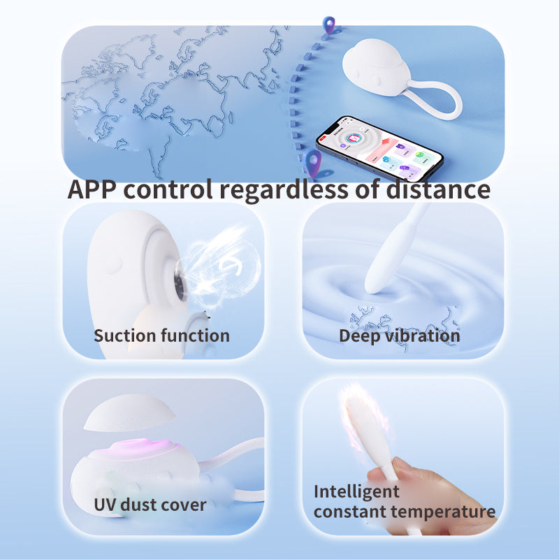 YY HORSE Natural Series Dual Pleasure Vibrator - Suction & Vibration with App Control