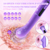 Funkydash 10-Mode Vibrator Set for Women or Couples |Includes G Spot, Clitoral & Flared Tickler with Removable Bullet | USB Rechargeable Silicone Collection | Purple