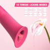 Teasing vibrator with tongue licking function- 10 Licking & 25 Vibration Modes