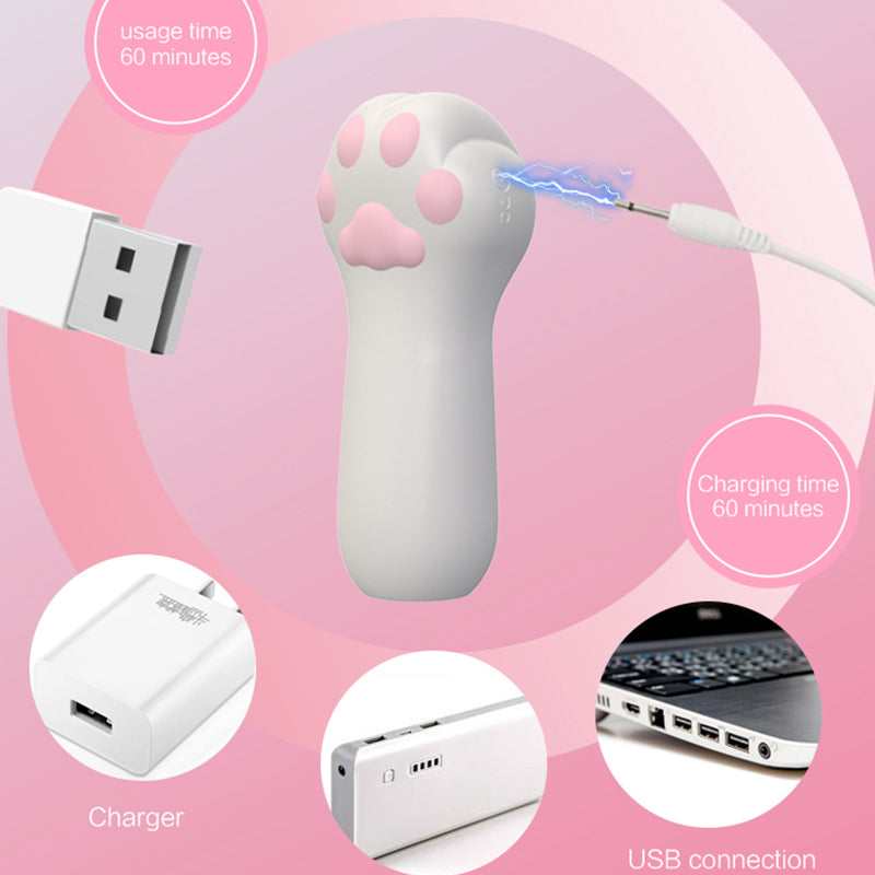 Cat - Pad Vibrator: Cute Claw Design, 10 Vibration Modes
