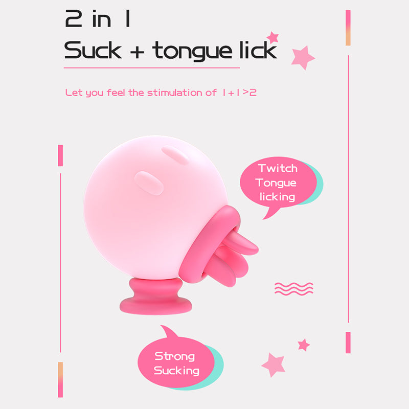 Jellyfish transformer vibrator Dual Pleasure Sucker