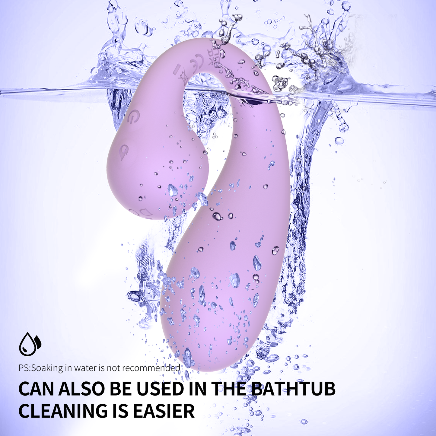 U-Shaped Dual Vibrating Wearable - Remote Control & Heating Function