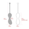 KEGELATOR Vibrating Kegel Ball & Come-hither G-spot Massager