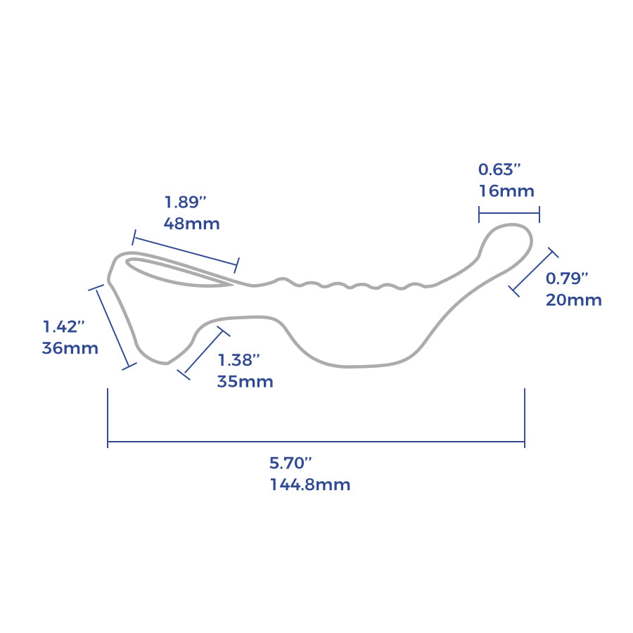UNDERQUAKER  Perineum Massager with Angle Adjustable (Patented )