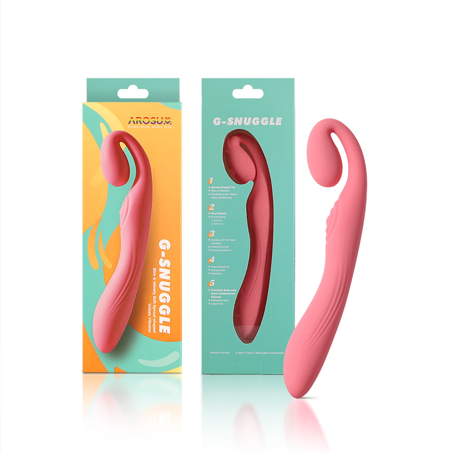 G-SNUGGLE Slim Extra Soft Silicone Vibrator