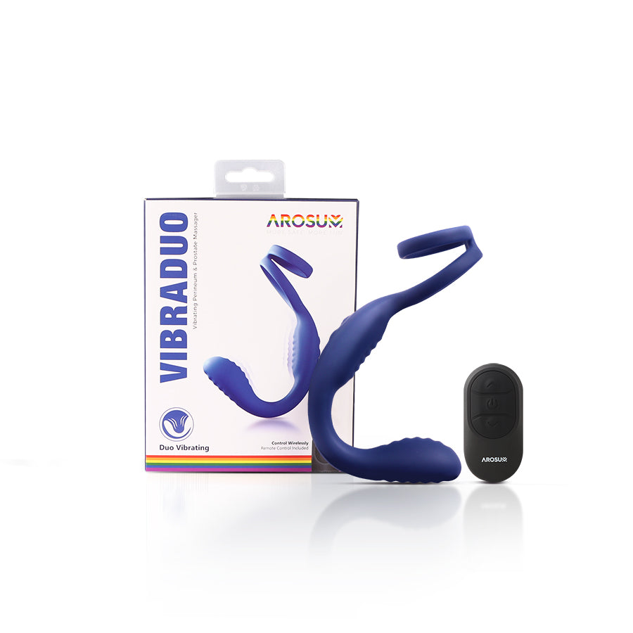VIBRADUO Dual Vibrating Massager - Perineum & Prostate Stimulation