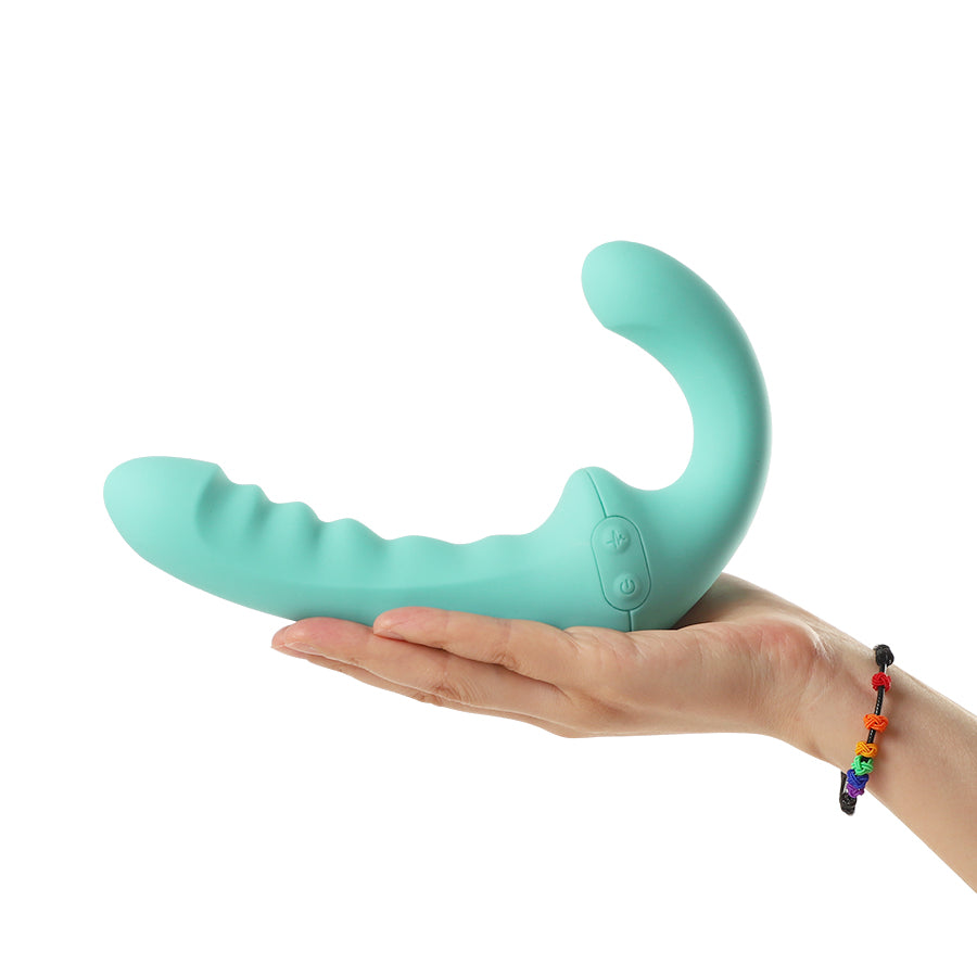 VIBRATWIN  Strapless Vibrator with Come-hither Movement