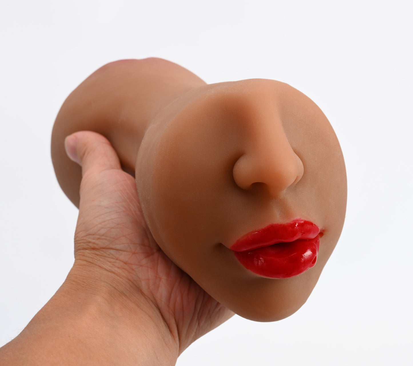 3-in-1 Pocket Vagina Male Dildo with Realistic Face