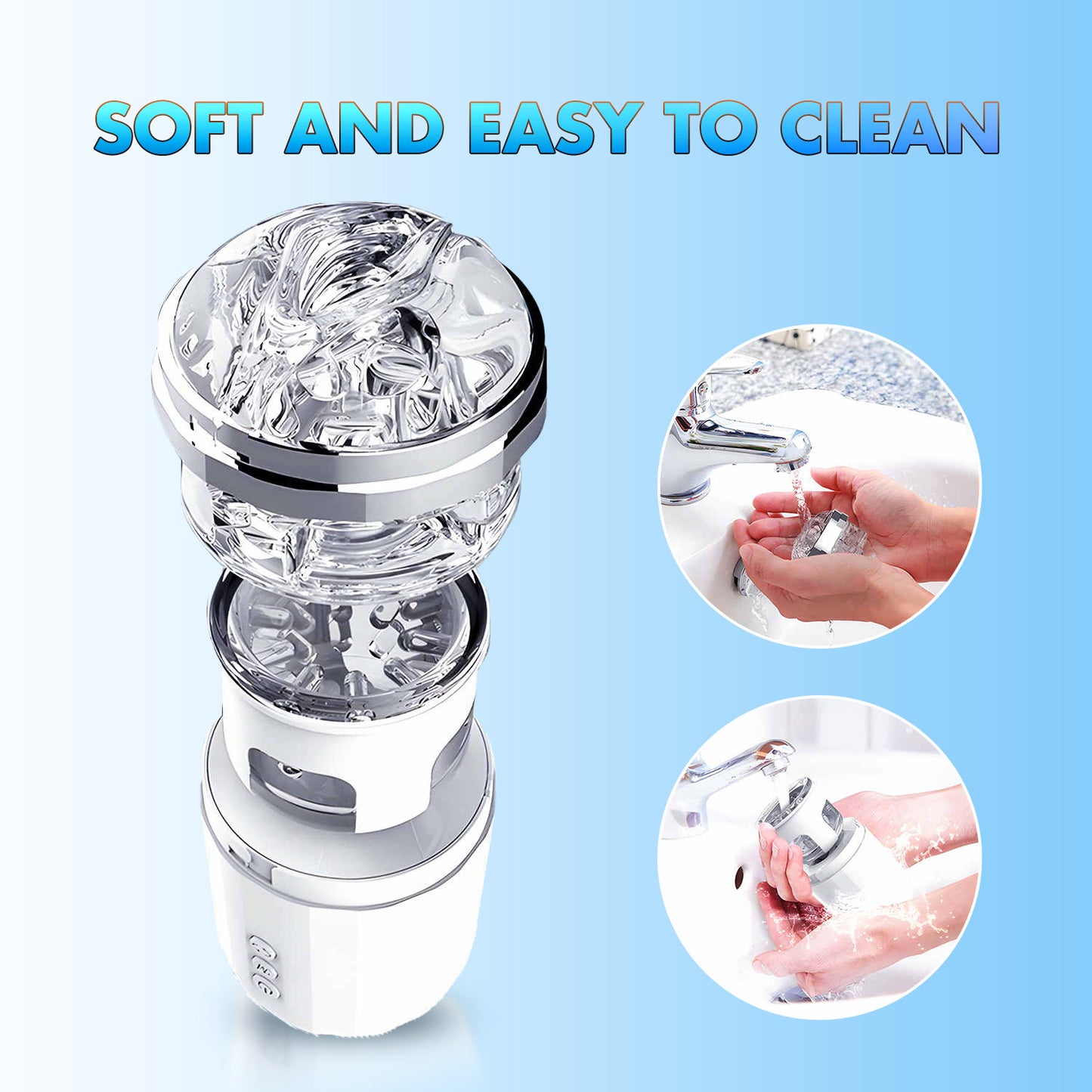 AUTOMATIC MALE MASTURBATOR – 360° Masturbation cup Rotating Hands-Free Pleasure