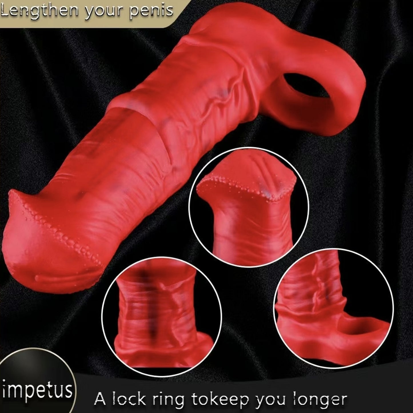 Realistic Horse Penis Sleeve for Intense Pleasure – Enhance & Extend